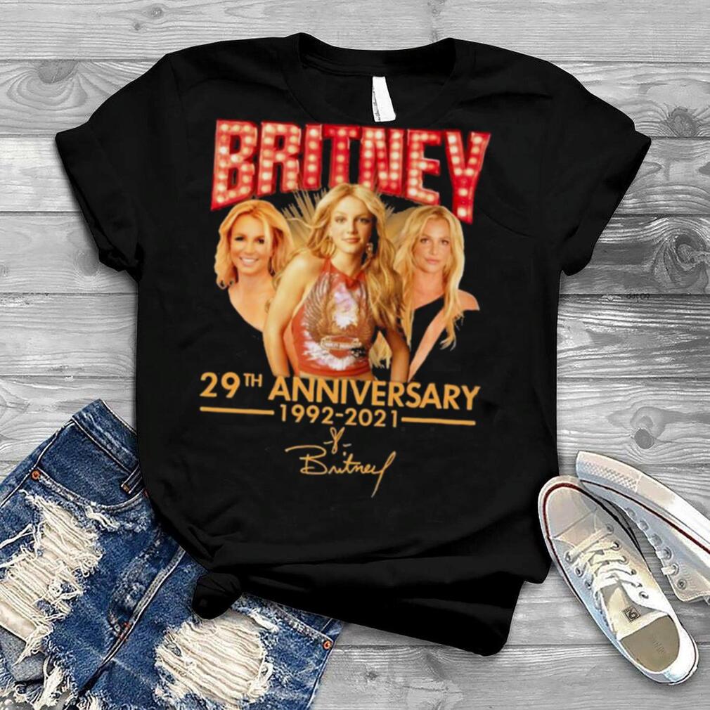 Britney 29th Anniversary 1992 2021 Signature shirt