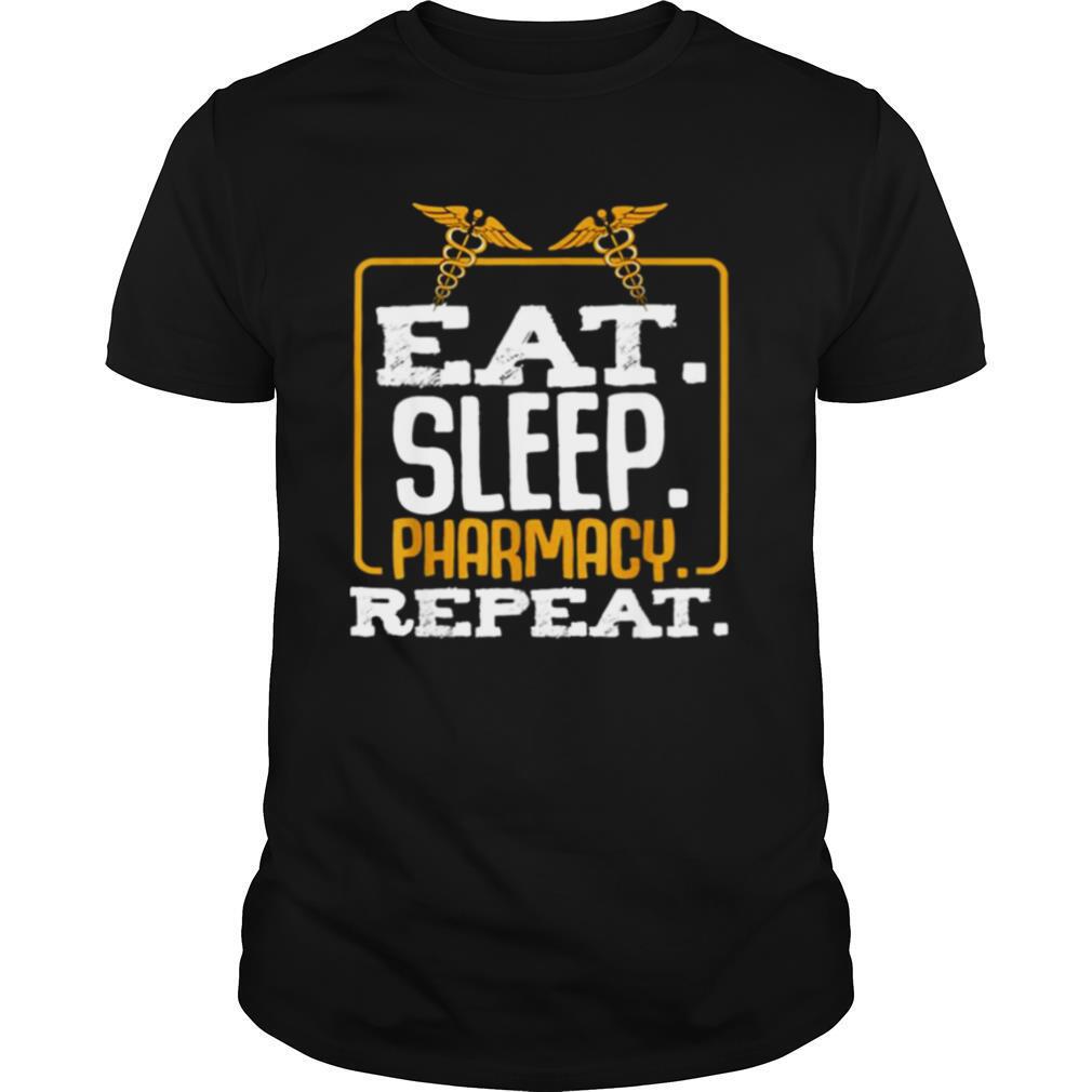 Nurse Logo Eat Sleep Pharmacy Repeat shirt