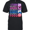 24th Birthday Turn Watch Anime Manga I Gaming Games I Donuts Shirt Classic Men's T-shirt