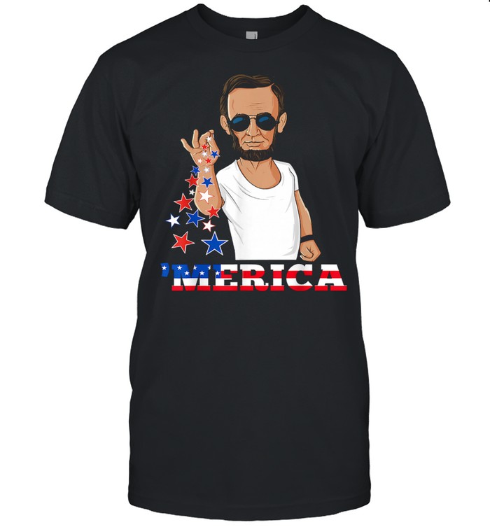 Abraham Lincoln 4th Of July Merica Shirt