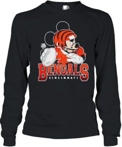 Cincinnati Bengals Disney Mickey  Long Sleeved T-shirt