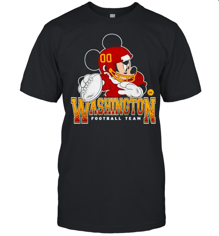 Disney Mickey Washington Football Team shirt