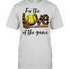 For The Love Of The Game Softball Lepoard Shirt Classic Men's T-shirt