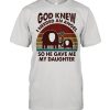 God knew i needed an angel so he gave me my daughter elephant  Classic Men's T-shirt