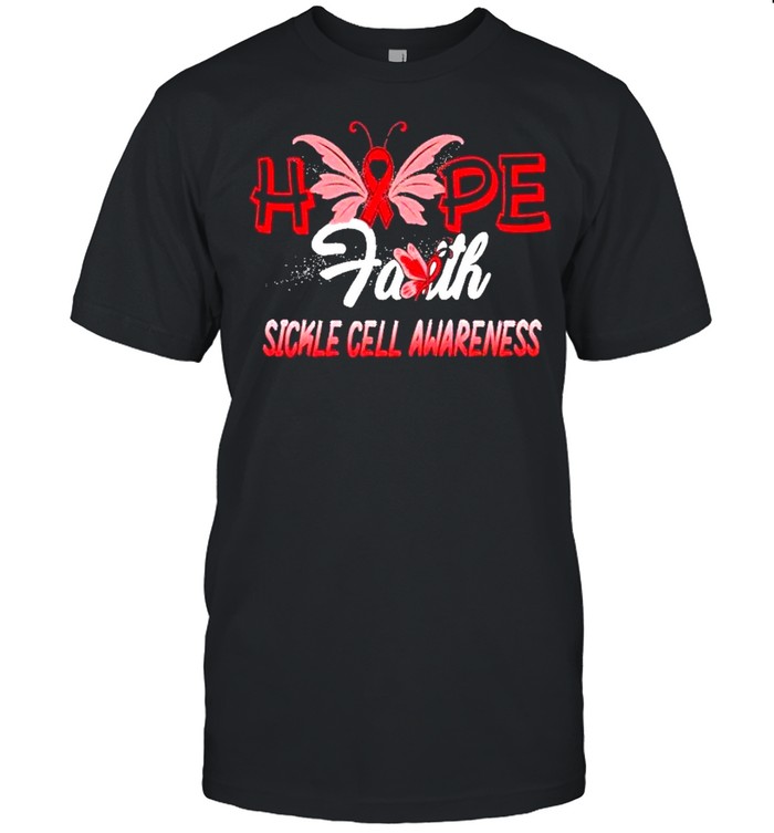 Hope faith sickle cell awareness shirt