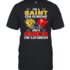 I’m A Saint On Sunday And A Crimson Tide On Saturday Shirt Classic Men's T-shirt
