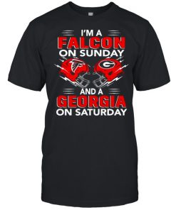 Im a Falcon on Sunday and a Georgia on Saturday  Classic Men's T-shirt