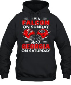 Im a Falcon on Sunday and a Georgia on Saturday  Unisex Hoodie