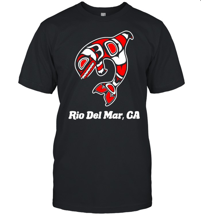 Native American Rio Del Mar CA Tribal Orca Killer Whale shirt