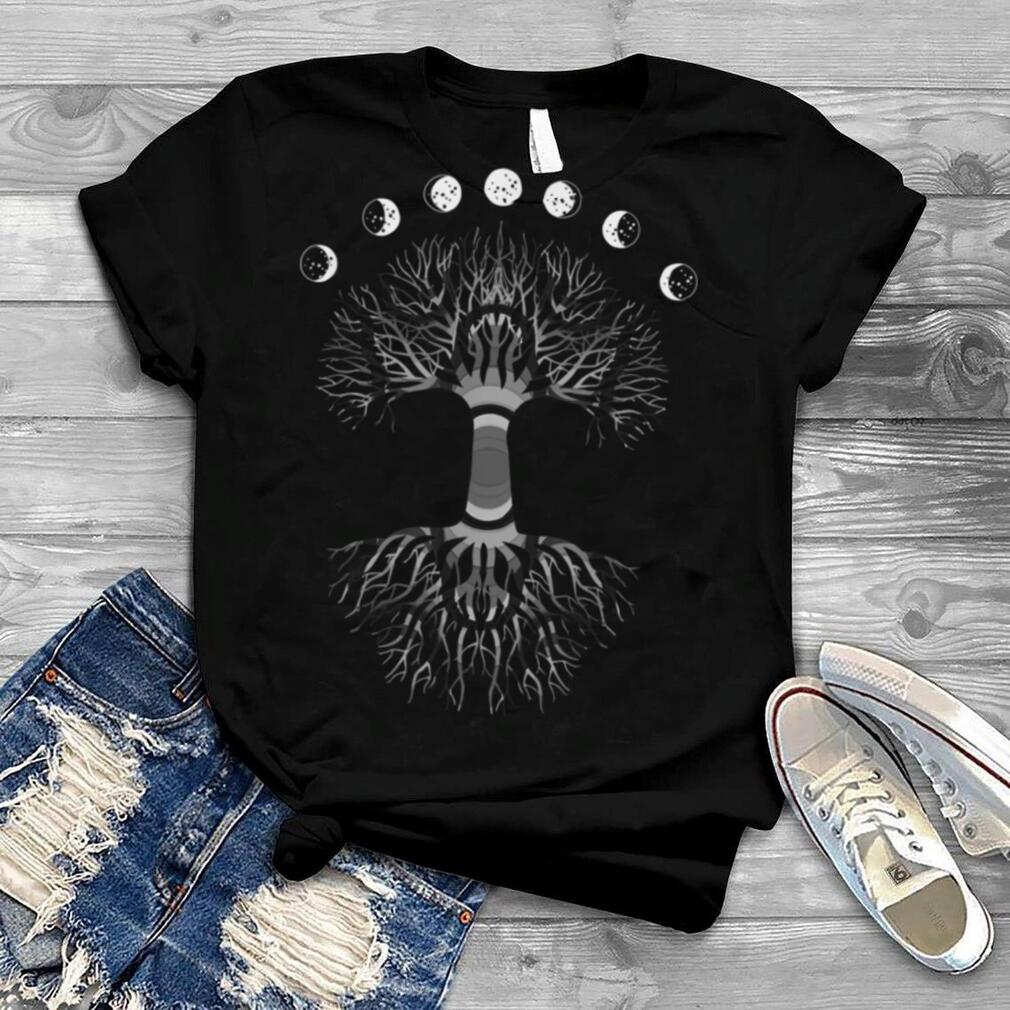 Phases Of The Moon Funny Tree Of Life Cottagecore Gift T Shirt