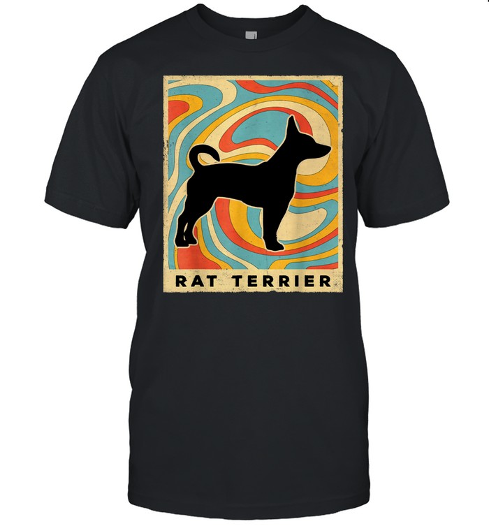 Rat Terrier Dog Retro Vintage shirt