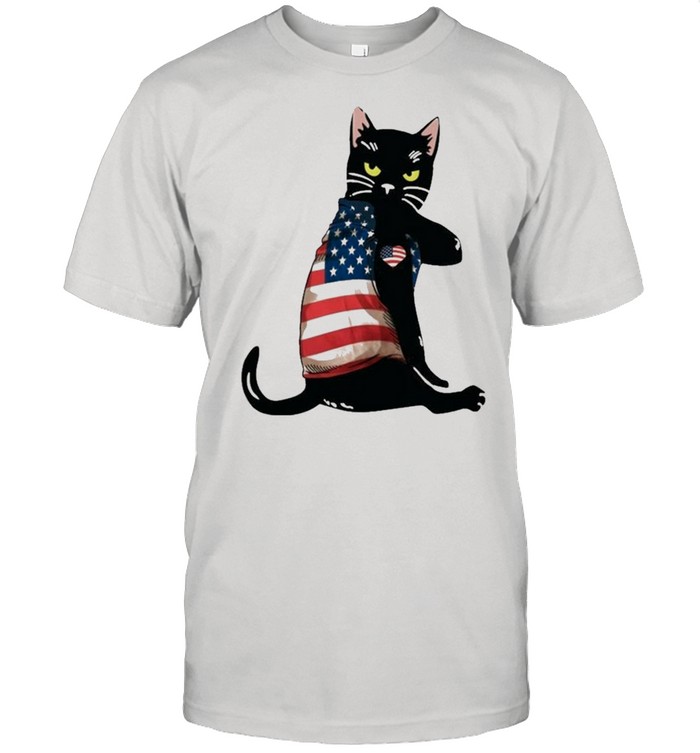 Strong cat patriotic shirt