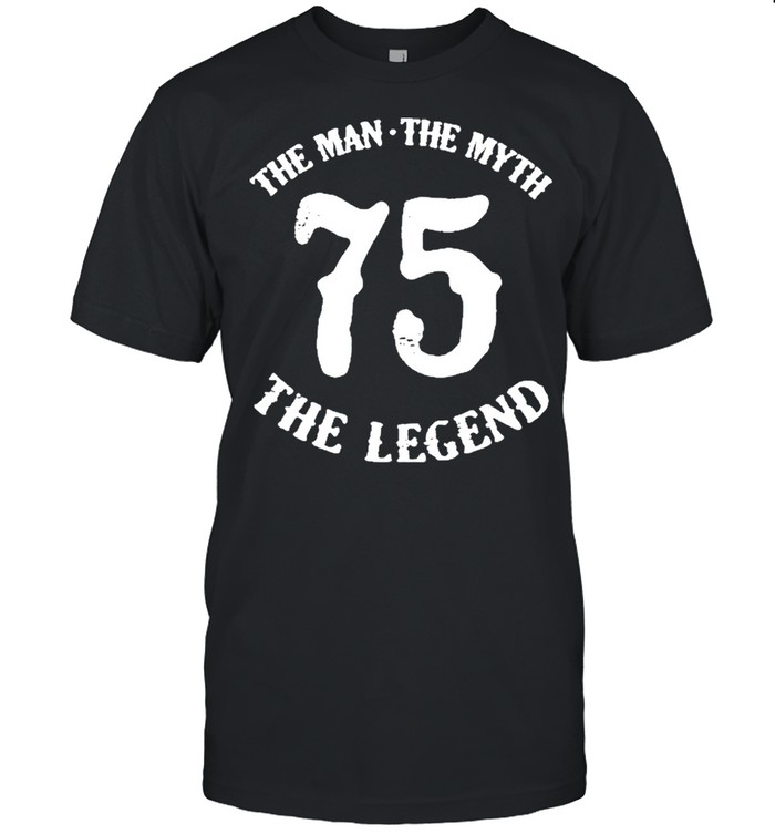 The Man Myth Legend 75th Birthday Number 75 Born In 1975 Shirt