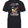 Autism Dad And Son Walking Some People Look Up To Their Heroes I’m Raising Mine  Classic Men's T-shirt