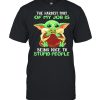 Baby Yoda Dollar General the hardest part of my job is being nice to stupid people  Classic Men's T-shirt