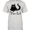 Black cat purr evil  Classic Men's T-shirt