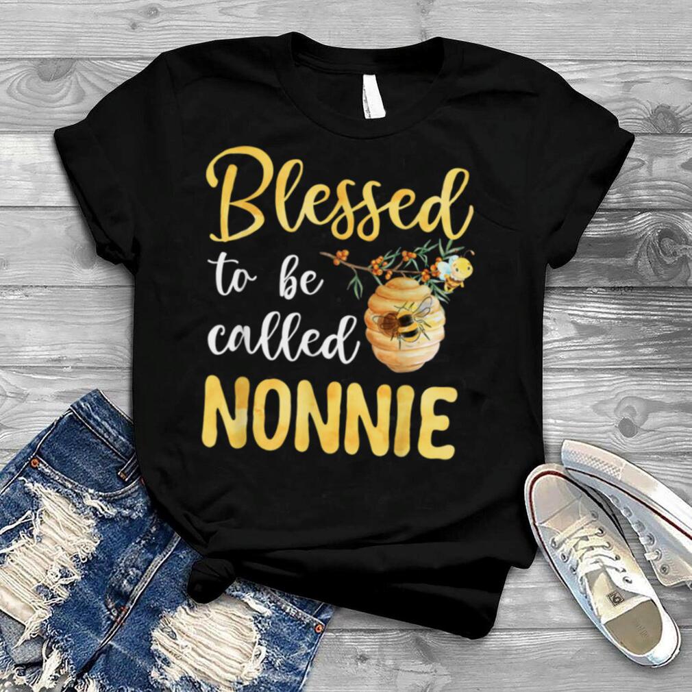 Blessed To Be Called Nonnie Cute Bee Mother's Day T Shirt