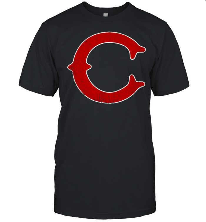 Chicago Baseball C Distressed Novelty Cub Shirt