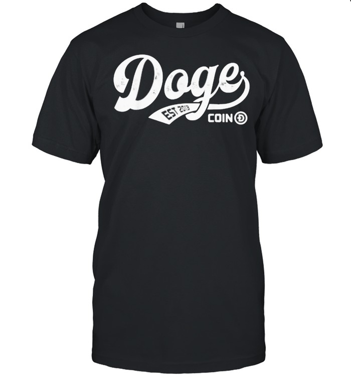 Dogecoin Doge Coin Logo Crypto Currency Shirt