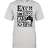 Eat sleep game repeat  Classic Men's T-shirt