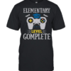 Elementary Level Complete Gamer Boy Graduation Shirt Classic Men's T-shirt