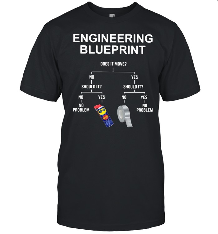 Engineering Blueprint Does It Move Shirt