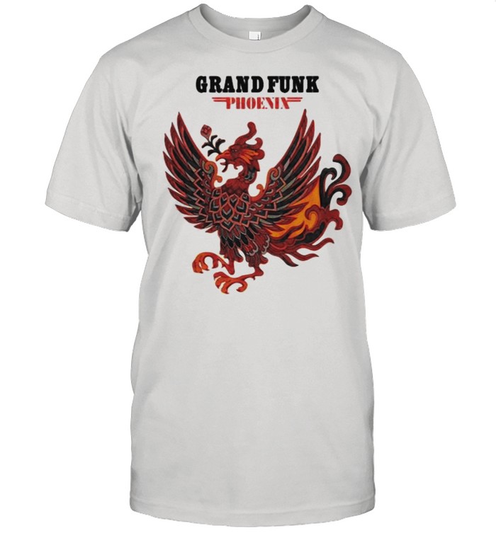 Grand funk phoenix logo rock band shirt