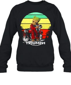 Groot hug Triumph Motor logo vintage  Unisex Sweatshirt