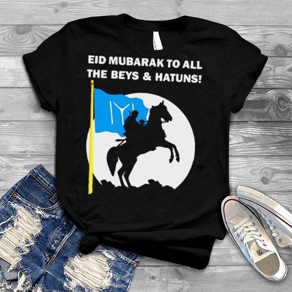 Happy Eid Mubarak 2021 Al Fitr Al Adha Ertugrul Gazi Osman T shirt