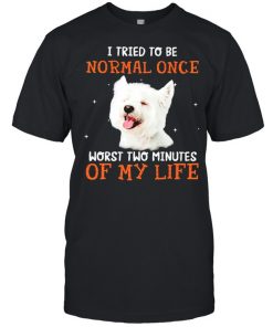I tried to be normal once worst two minutes of my life  Classic Men's T-shirt