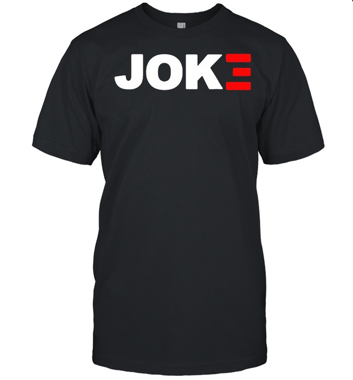 Joke Biden logo parody shirt