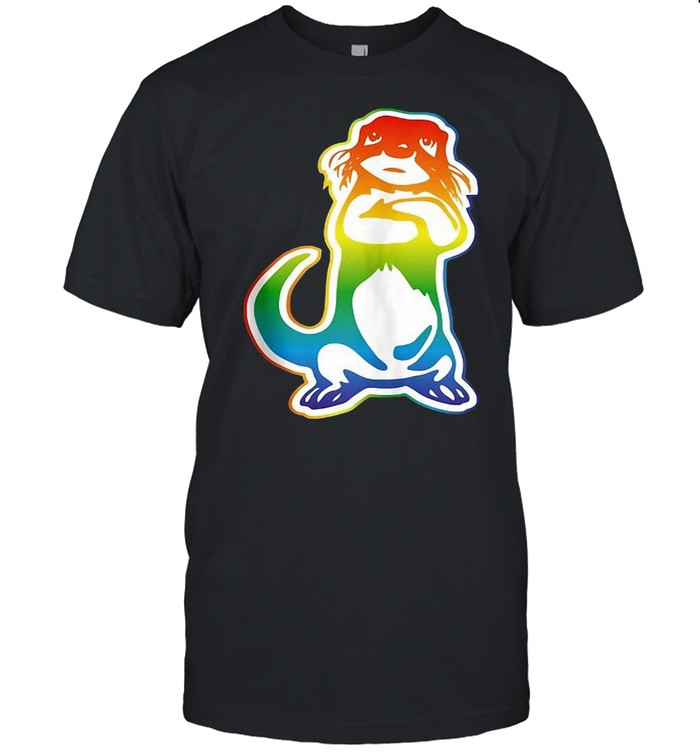 Mens Gay Pride Otter T-shirt