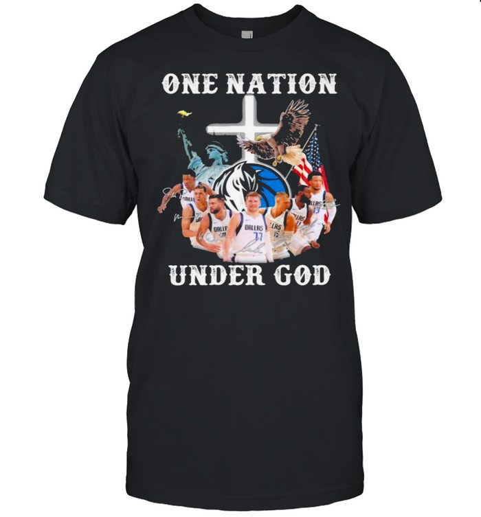 One Nation Under God Dallas Cowboys Signature Shirt