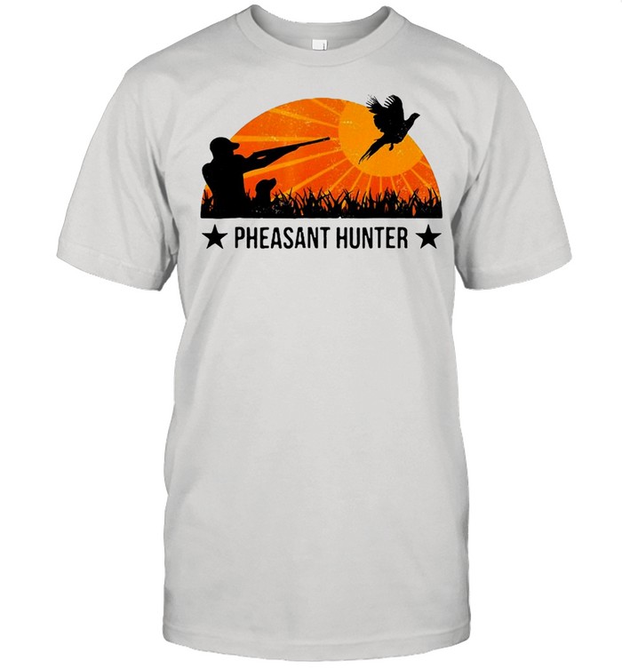 Pheasant Hunter Sunset Pheasant Hunting Shirt