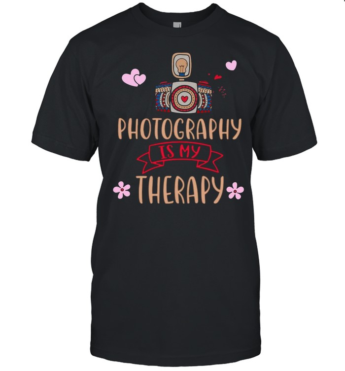 Photography Is My Theraphy Vintage Shirt