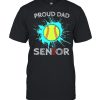 Proud Dad Softball Senior 2021  Classic Men's T-shirt
