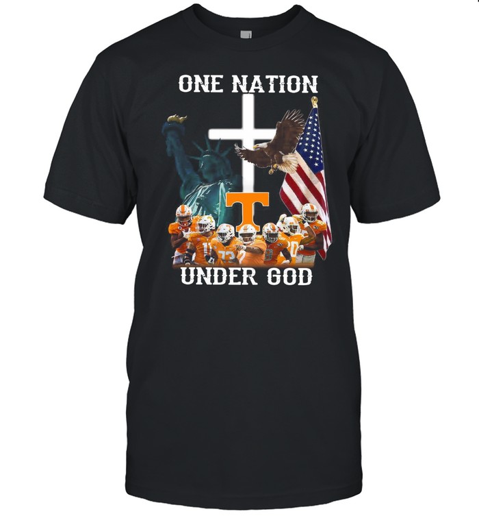 Tennessee Volunteers one nation under god shirt