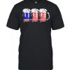 Beer red white blue 4th of July  Classic Men's T-shirt