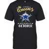 Cowboy Queens Are Born In October Gold Shirt Classic Men's T-shirt
