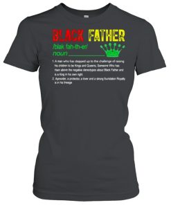 Definition black father Junteenth Crown  Classic Women's T-shirt