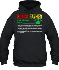 Definition black father Junteenth Crown  Unisex Hoodie