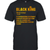 Definition black king a hardworking intelligent  Classic Men's T-shirt