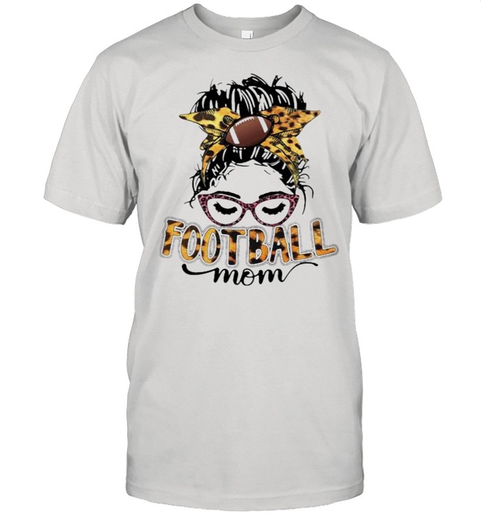 Football Mom Lepoard Shirt