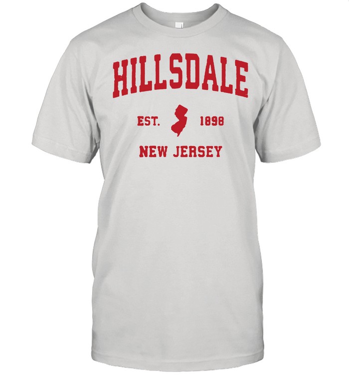 Hillsdale New Jersey 1898 NJ Vintage Sports T-Shirt
