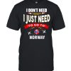 I Don’t Need Therapy I Just Need To Go To Norway Retro Lettering T- Classic Men's T-shirt
