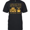 I Like Hot Rod And Motorcycles And Maybe 3 People Shirt Classic Men's T-shirt