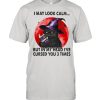 I May Look Calm But In My Head I’ve Cursed You 3 Times Witch Cat Blood Moon Shirt Classic Men's T-shirt