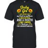 July Birthday Sunflower July Girl Us 2021  Classic Men's T-shirt