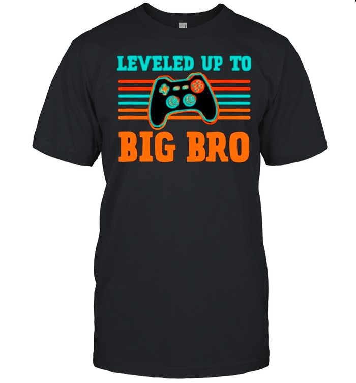 Leveling Up To Big Bro Gift shirt