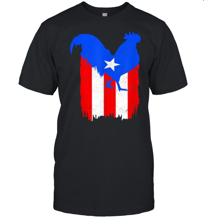 Puerto Rico Gallero Puerto Rican Flag Pride Boricua T-Shirt